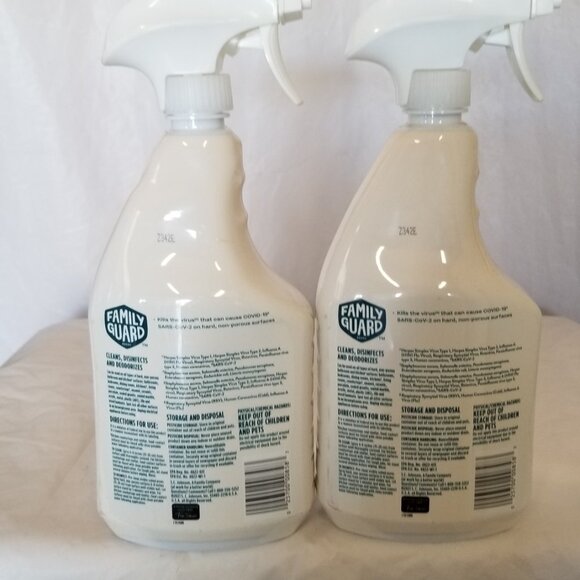 Family Guard Brand Disinfectant Cleaner Fresh Spray 2 Bottles Brand New - Picture 12 of 16
